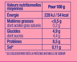 Alsace Lait Fromage Blanc Nature 0% MG packshot
