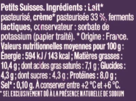 Alsace Lait Le Petit Suisse nature au lait entier packshot