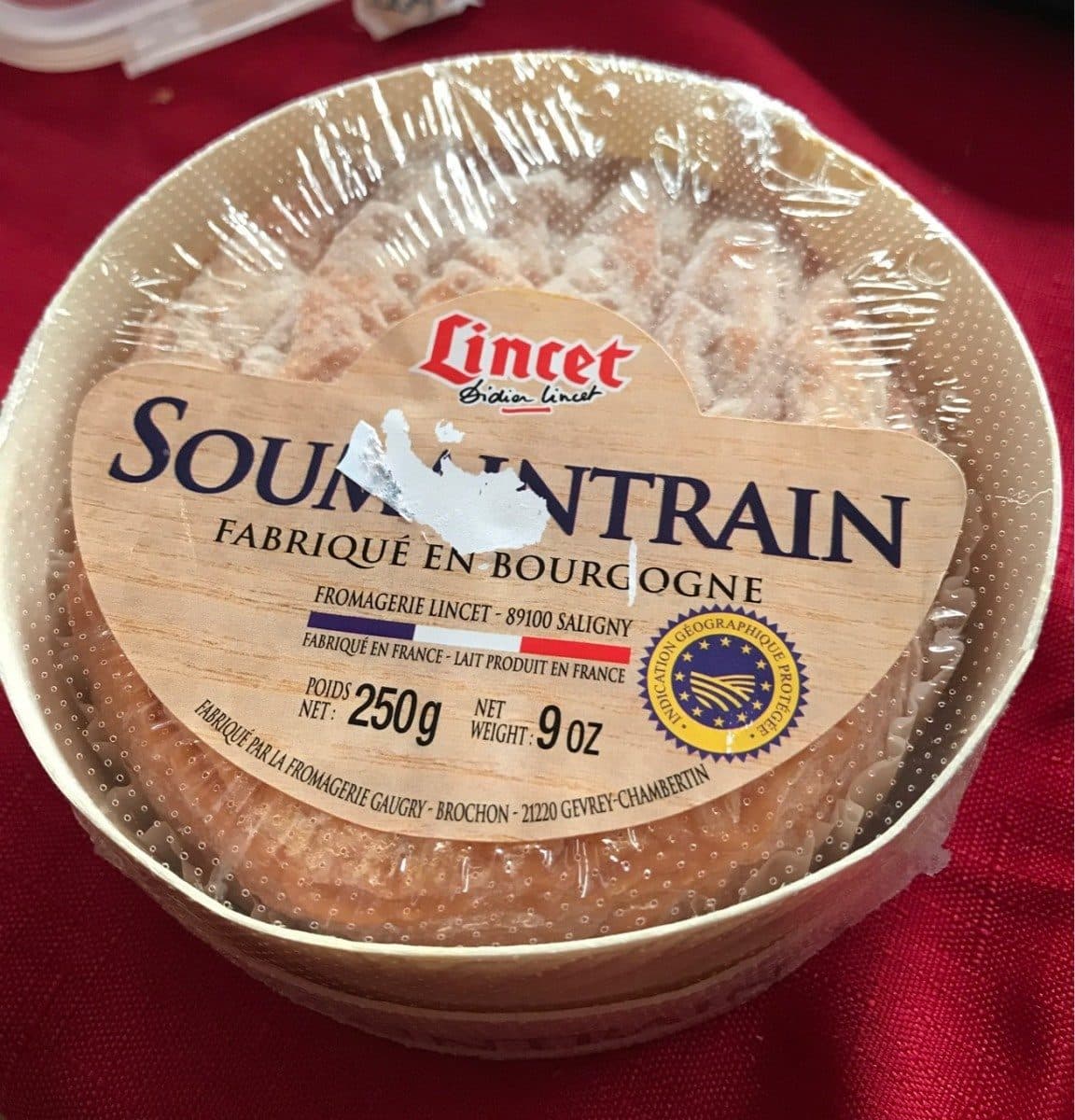 Lincet Lincet Soumaintrain le fromage de 250 g packshot