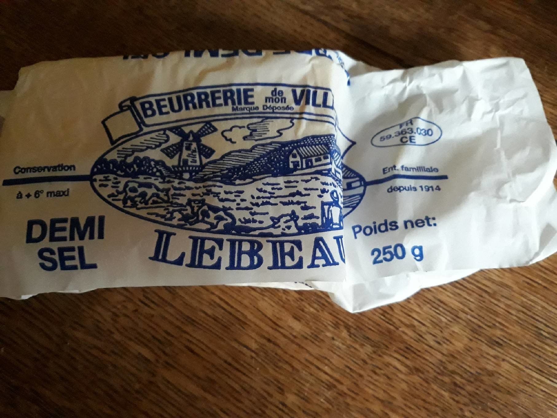 Beurrerie de Mon Village Beure Demi Sel packshot