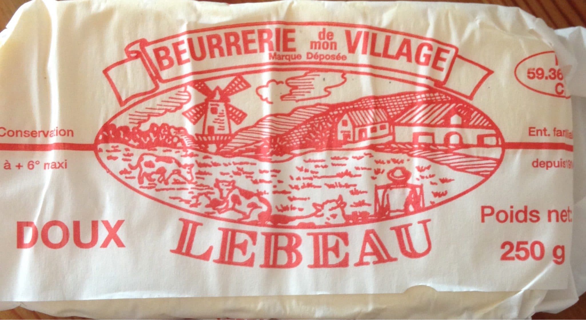 Beurrerie de Mon Village Beurre Doux packshot