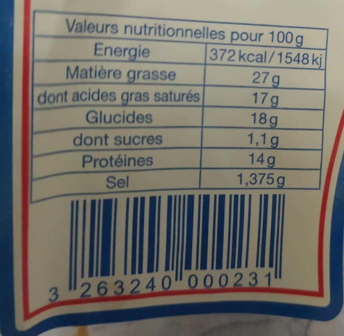 Lebeau Tarte au Maroilles au bon beurre packshot