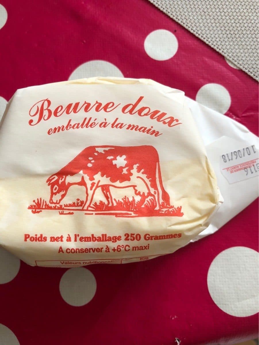 Open Food Facts Beurre doux packshot