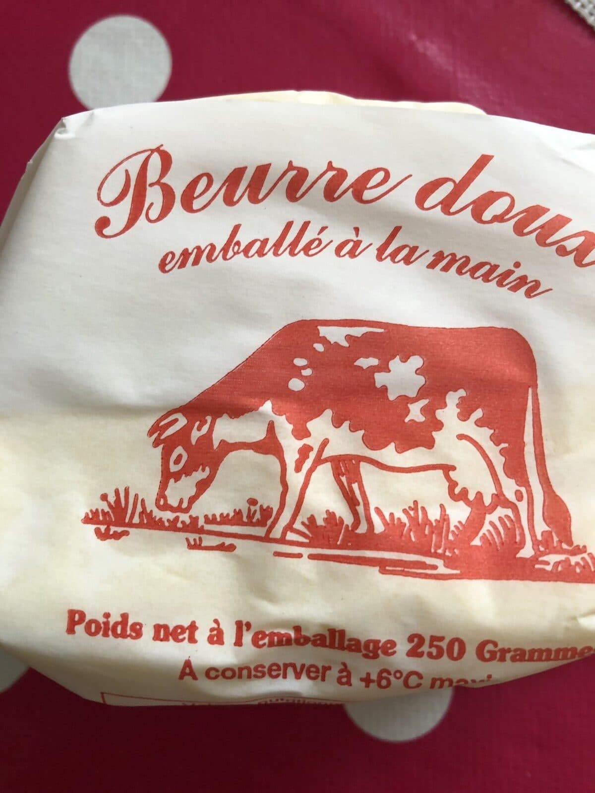 Open Food Facts Beurre doux packshot