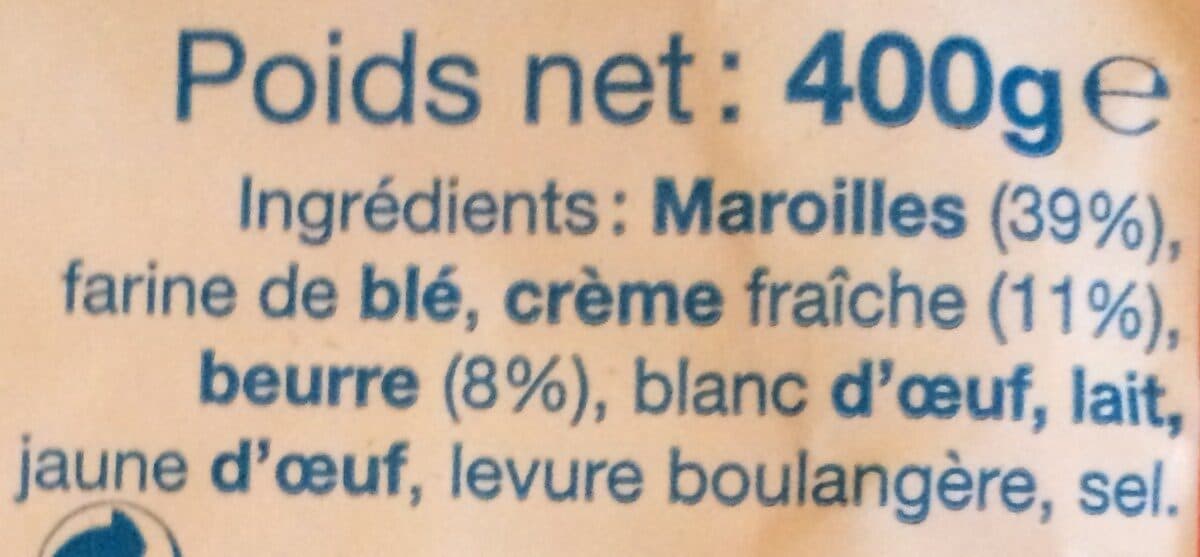 Open Food Facts La tarte au Maroilles de Ginette packshot