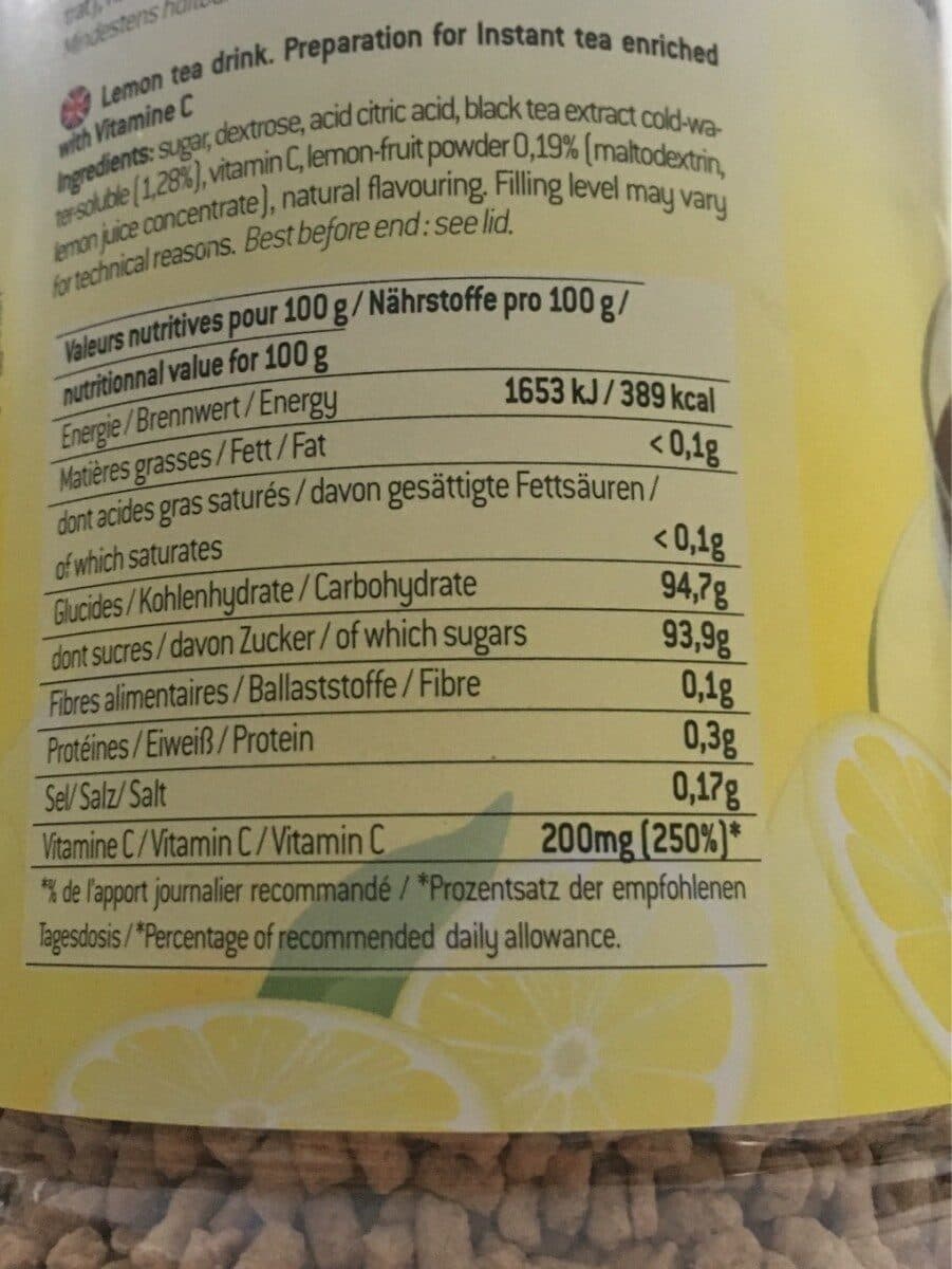 J.J.DARBOVEN Thé citron packshot