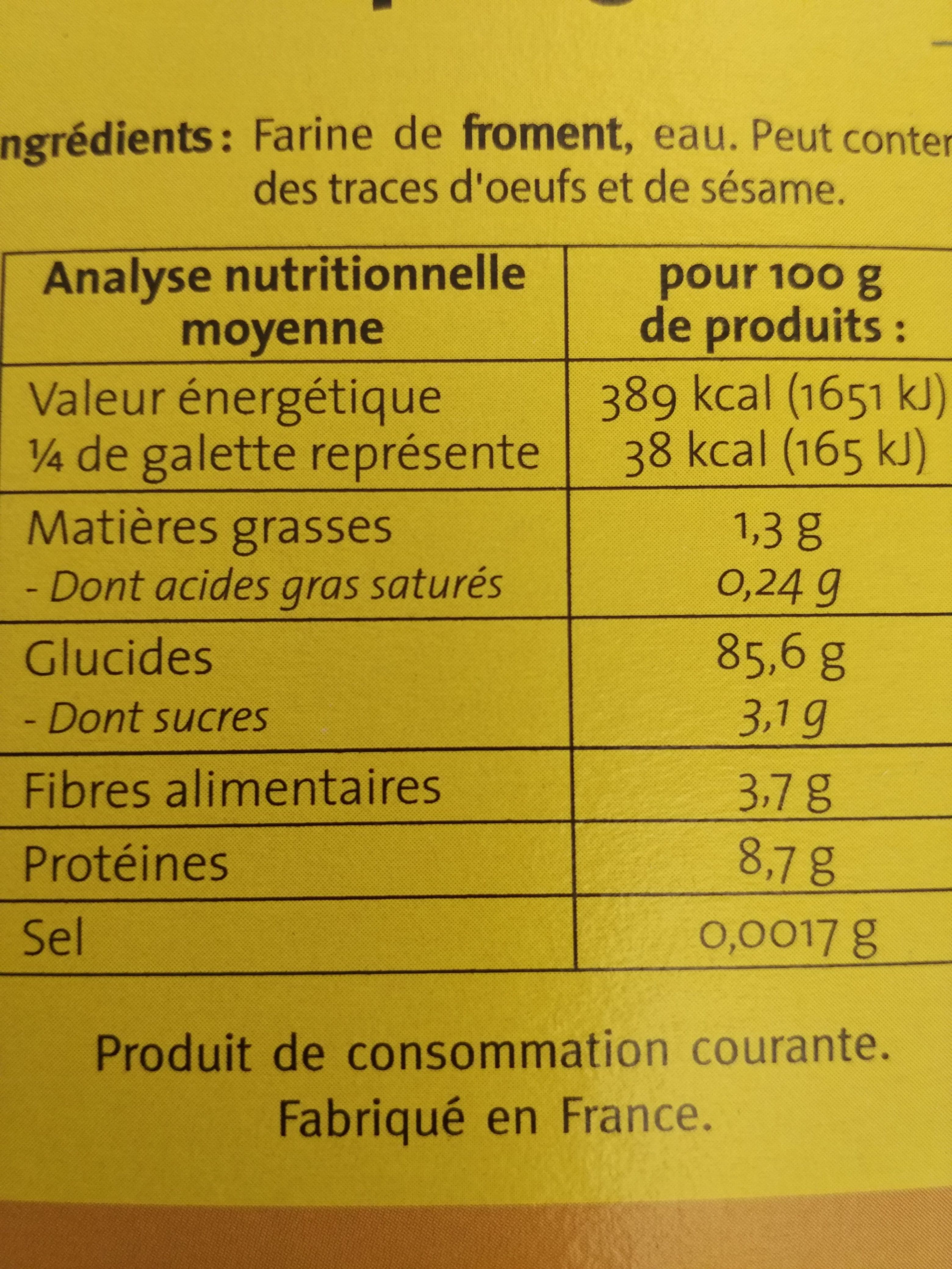 René Neymann SANITA Pain azyme 400g packshot