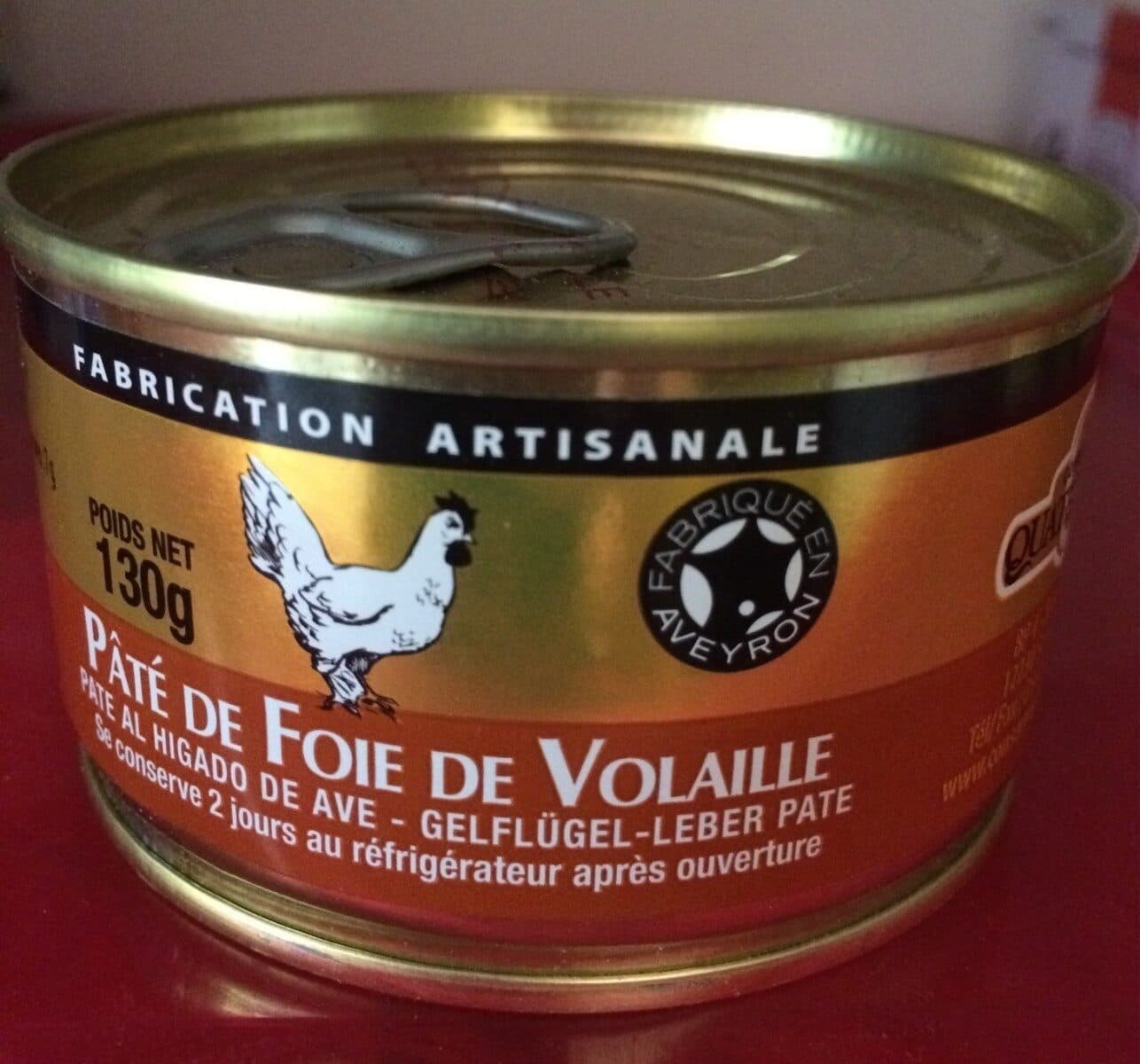 Open Food Facts Pate De Foie De Volaille packshot
