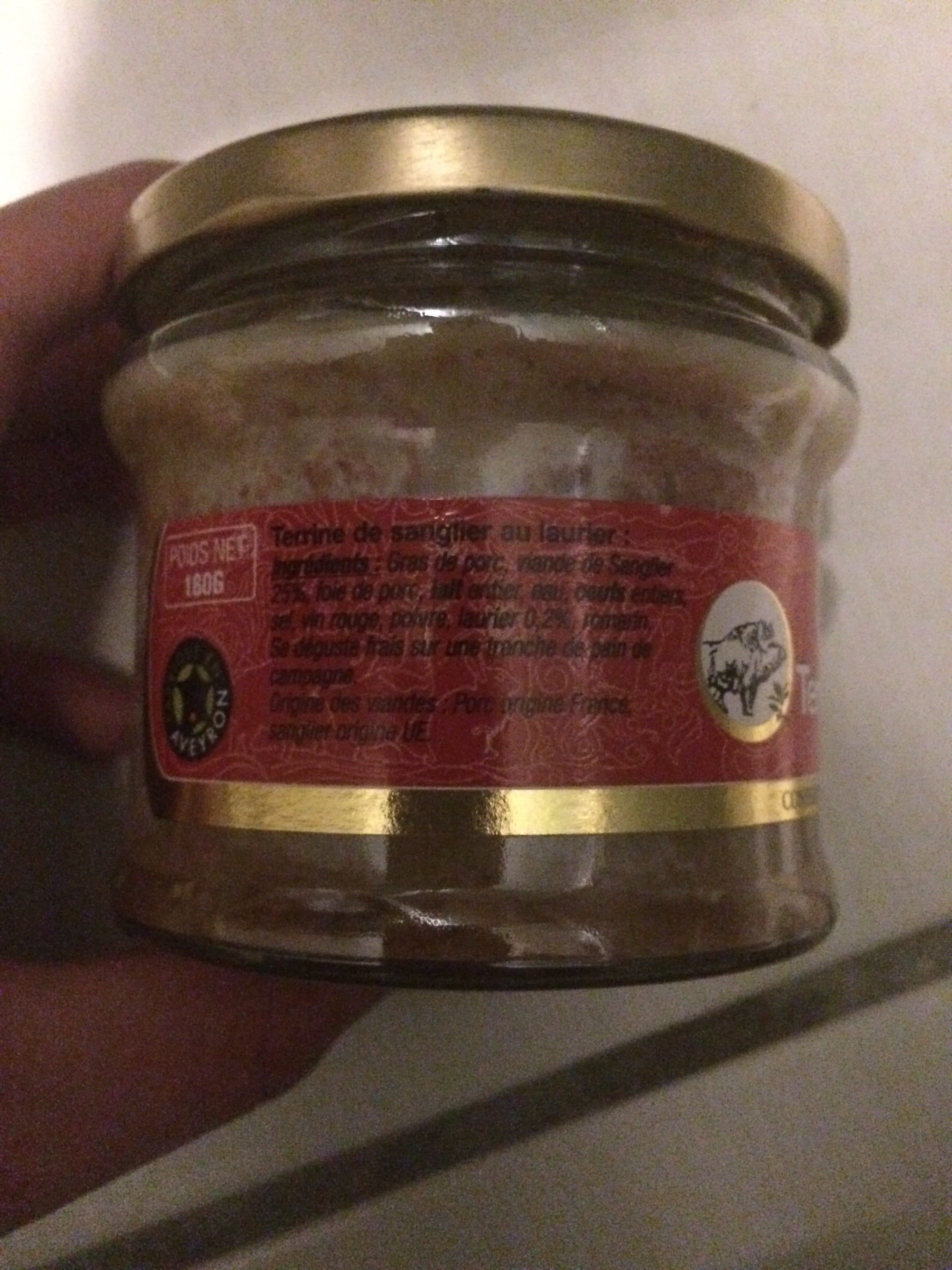 Quatrefages Terrine de sanglier au laurier packshot