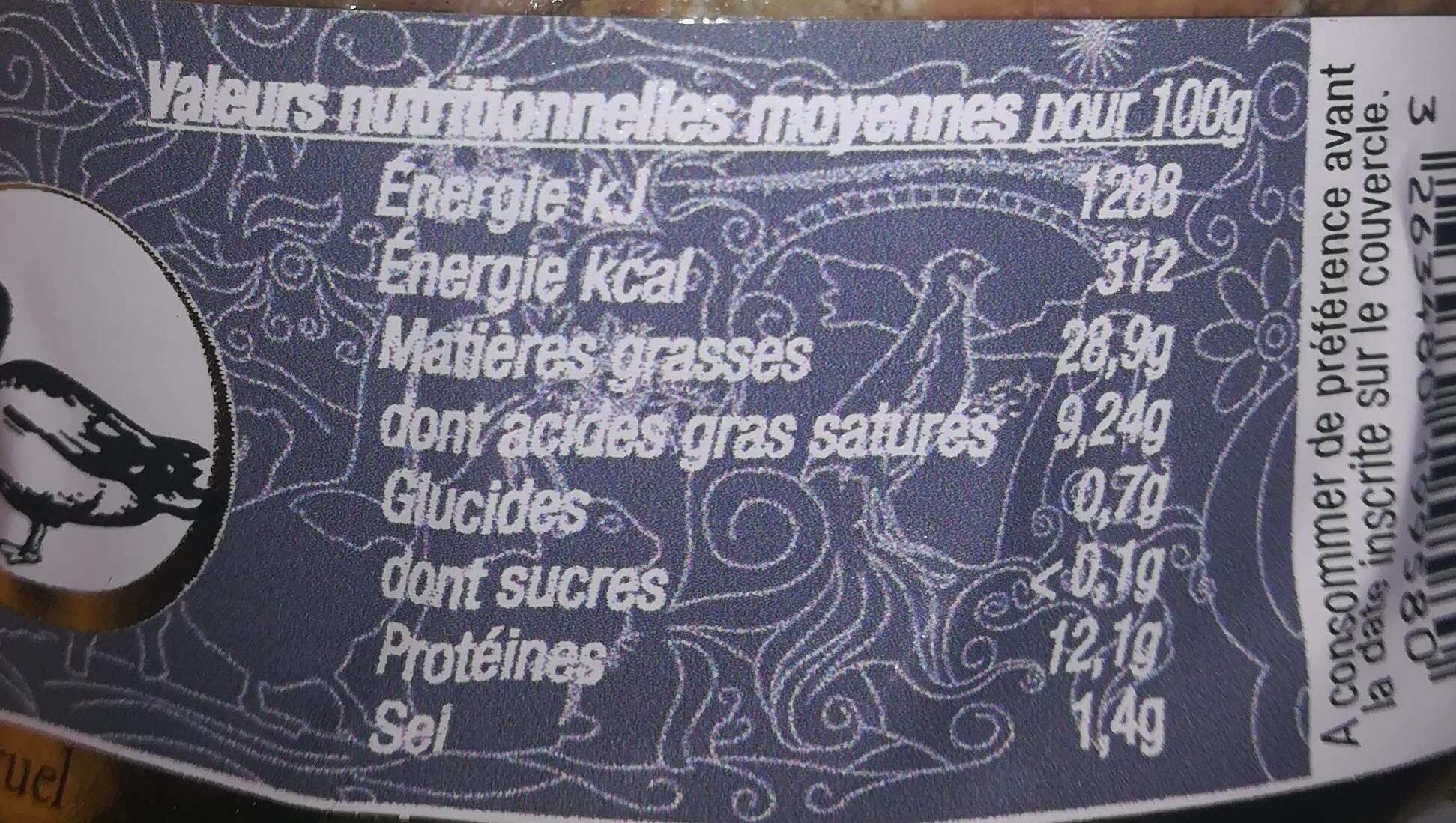Open Food Facts Terrine de canard QUATREFAGES packshot