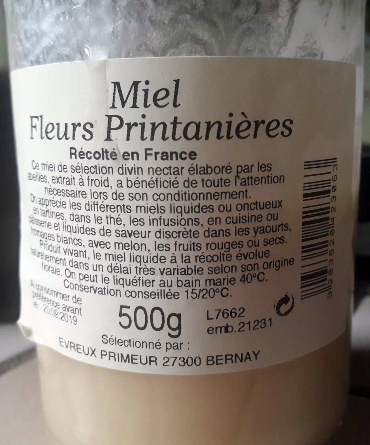 Apidis Miel Fleurs Printanières packshot