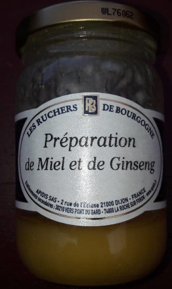 Apidis Préparation de miel et de ginseng packshot
