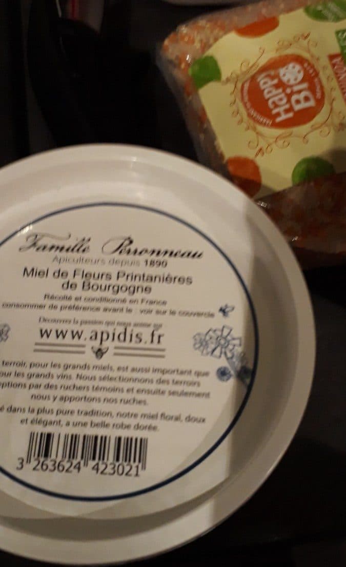 Apidis Miel de France printemps packshot