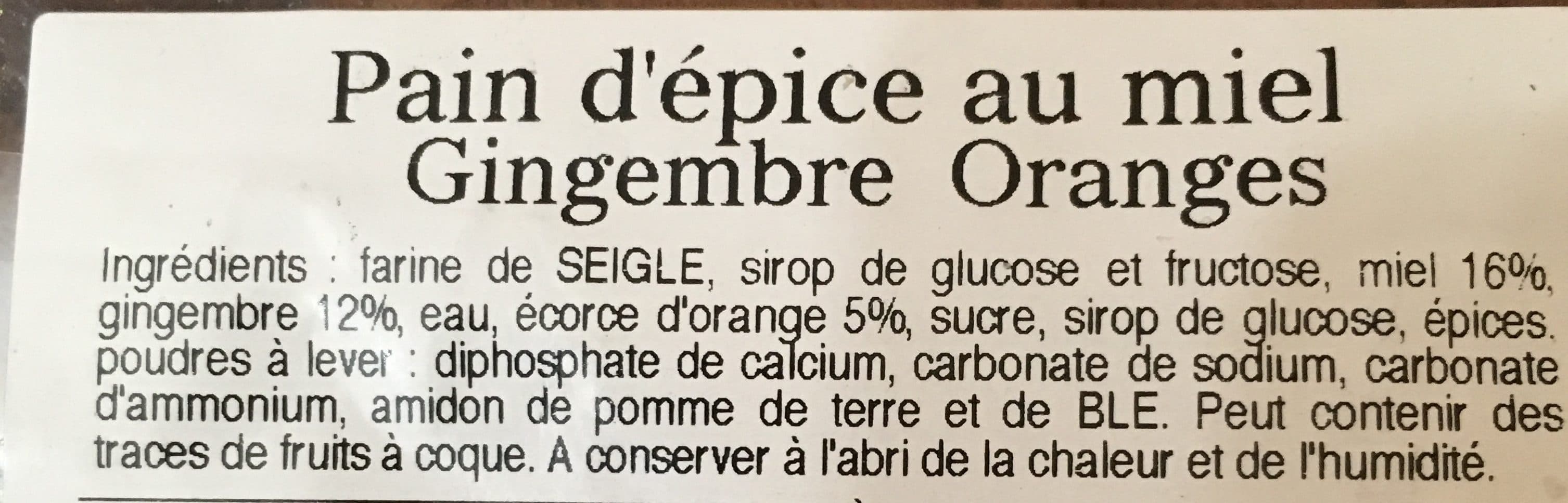 Apidis Pain d’epices au miel packshot