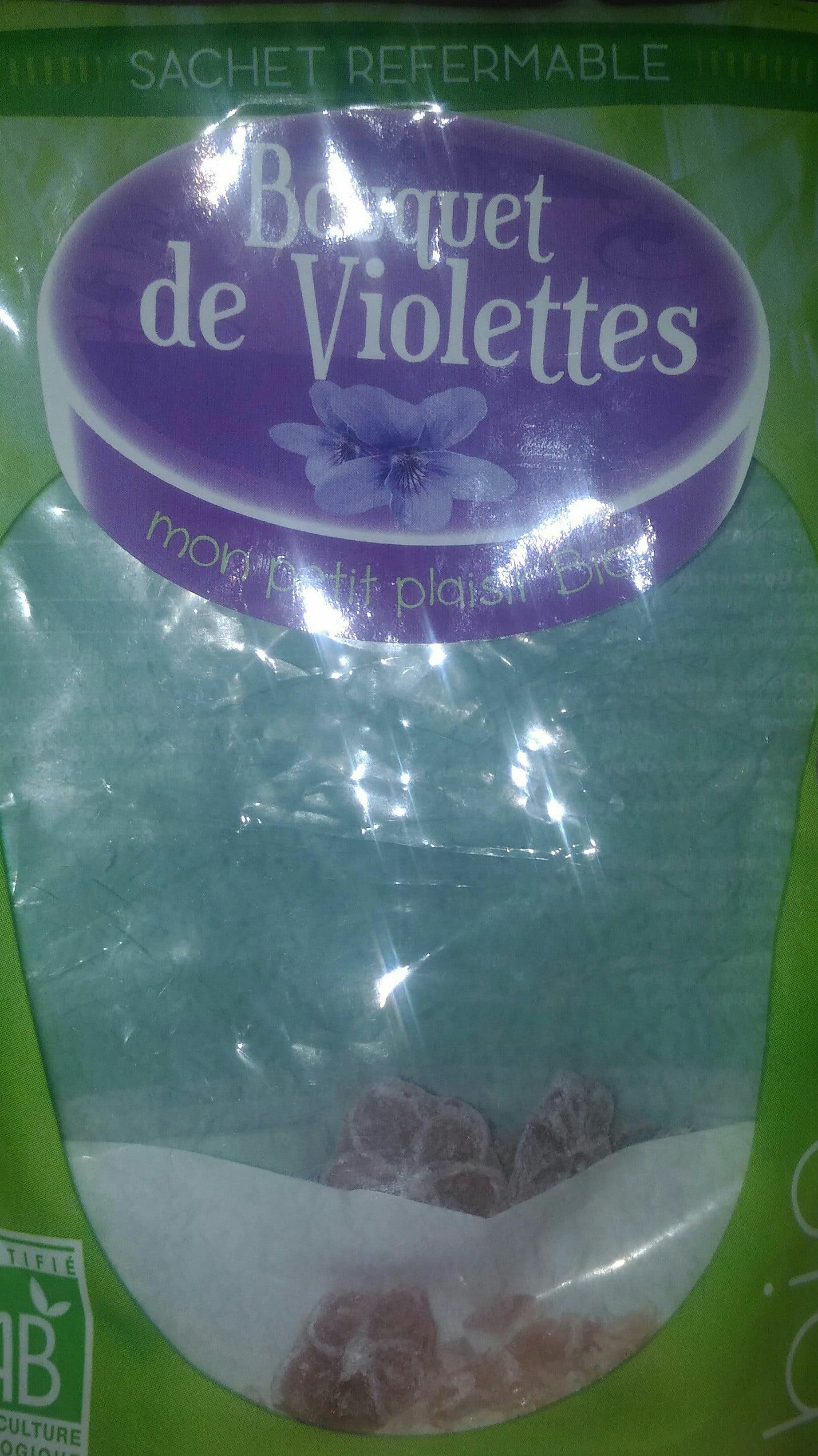 Bouquet De Violettes Bonbons Bouquet Violette Bio 120G packshot