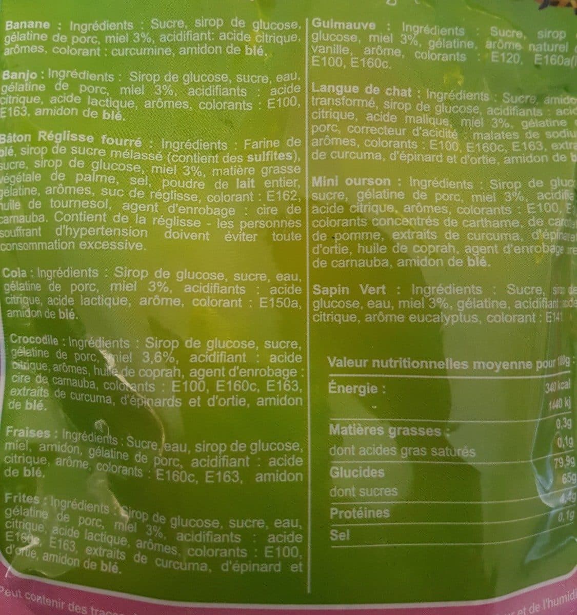 Apidis Bonbons Langues De Chat 120G packshot