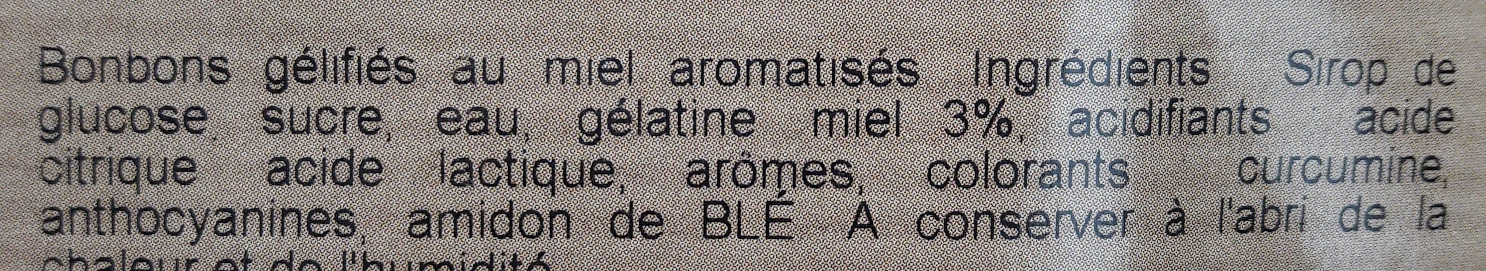 Open Food Facts Anneaux pêche au miel packshot