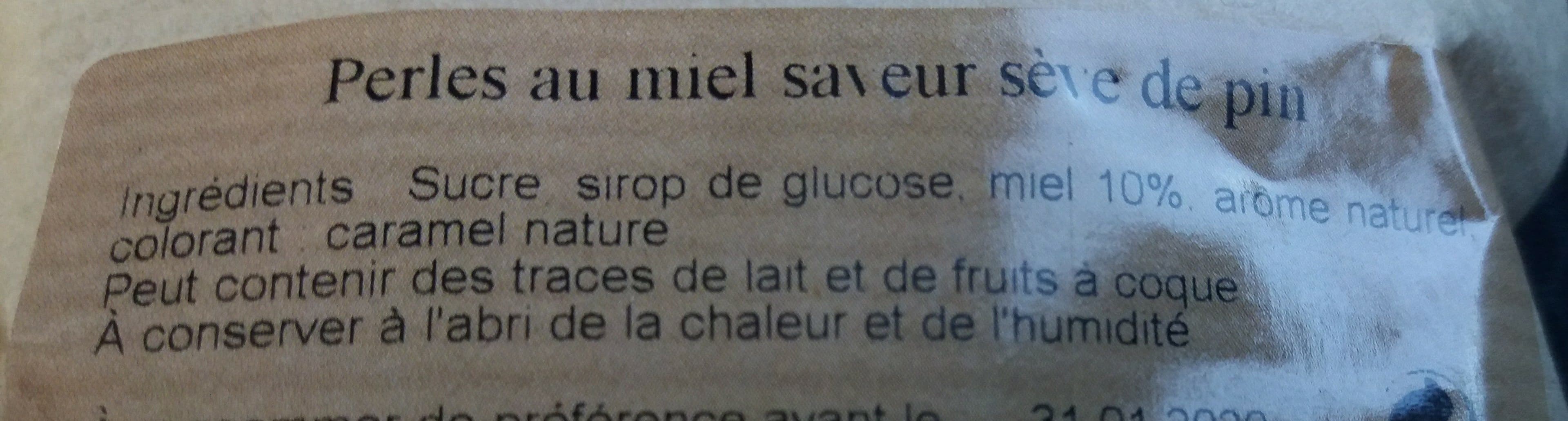 Open Food Facts Bonbons Perles Sève De Pin 120G packshot