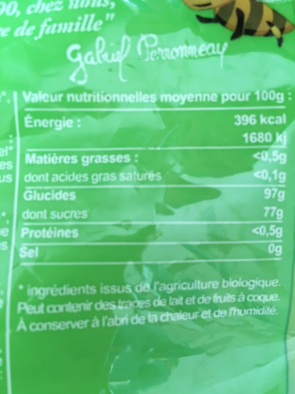Open Food Facts Bonbons Tranches Orange Citron Bio 120G packshot