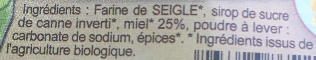 Apidis Pain d'epice au miel packshot