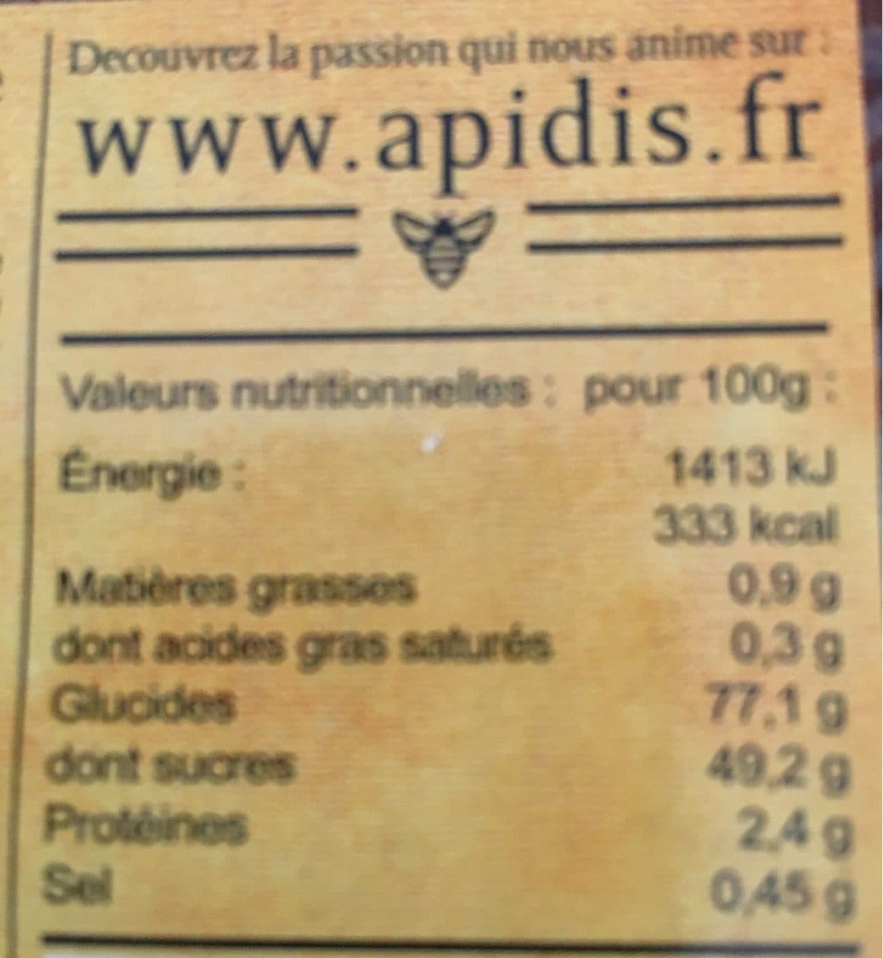 Apidis Pain d'épice à l'ancienne aux myrtilles packshot
