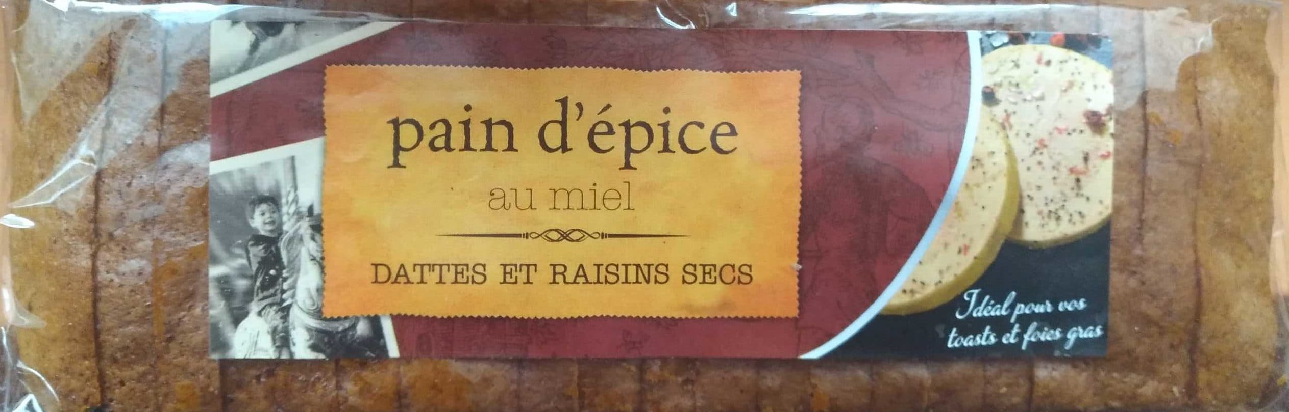 Apidis Pain d'épice au miel dattes et raisins secs packshot