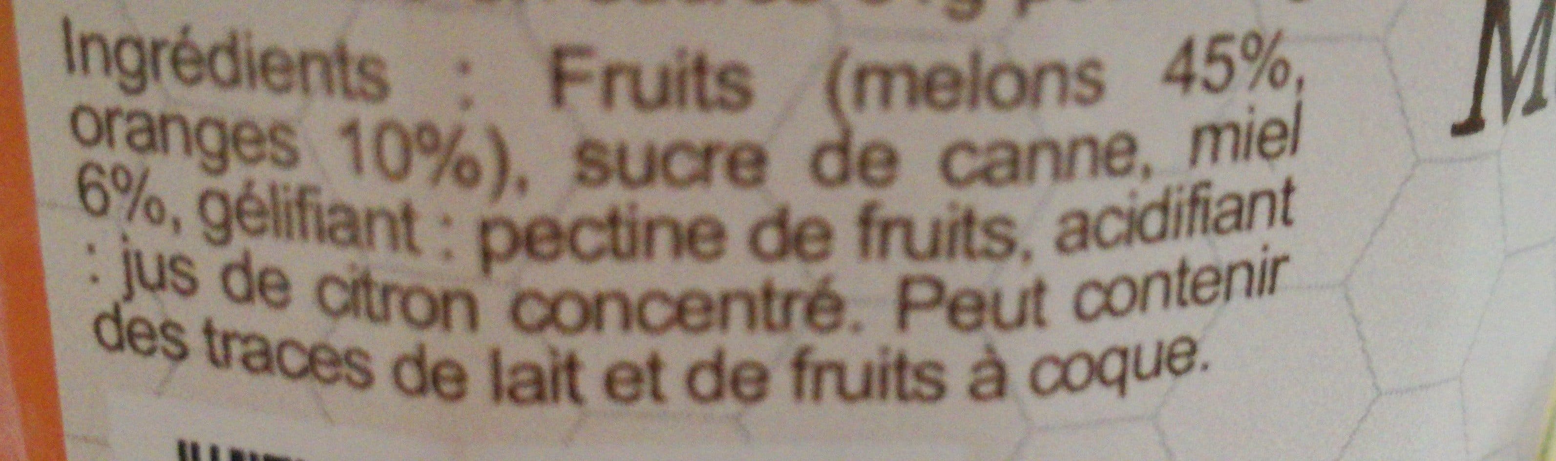 Open Food Facts Confiture Melon Orange packshot