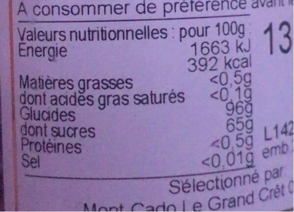Famille Perroneau Bonbons au miel saveur violette packshot