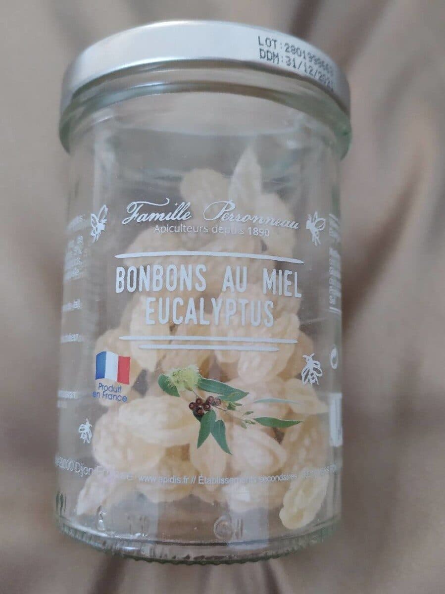 Apidis Bonbons au miel eucalyptus packshot