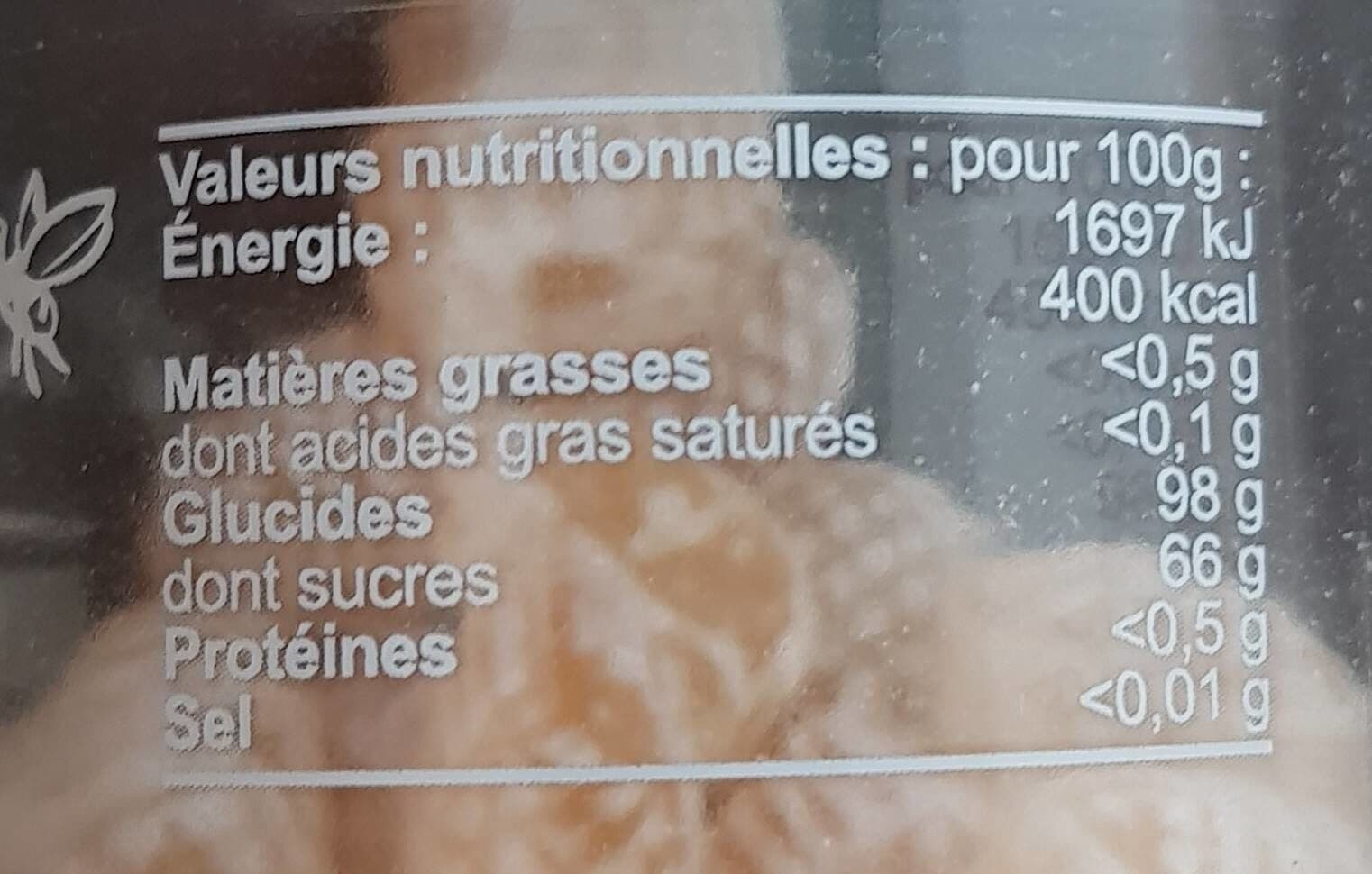 Open Food Facts Bonbons au Miel de Sapin packshot