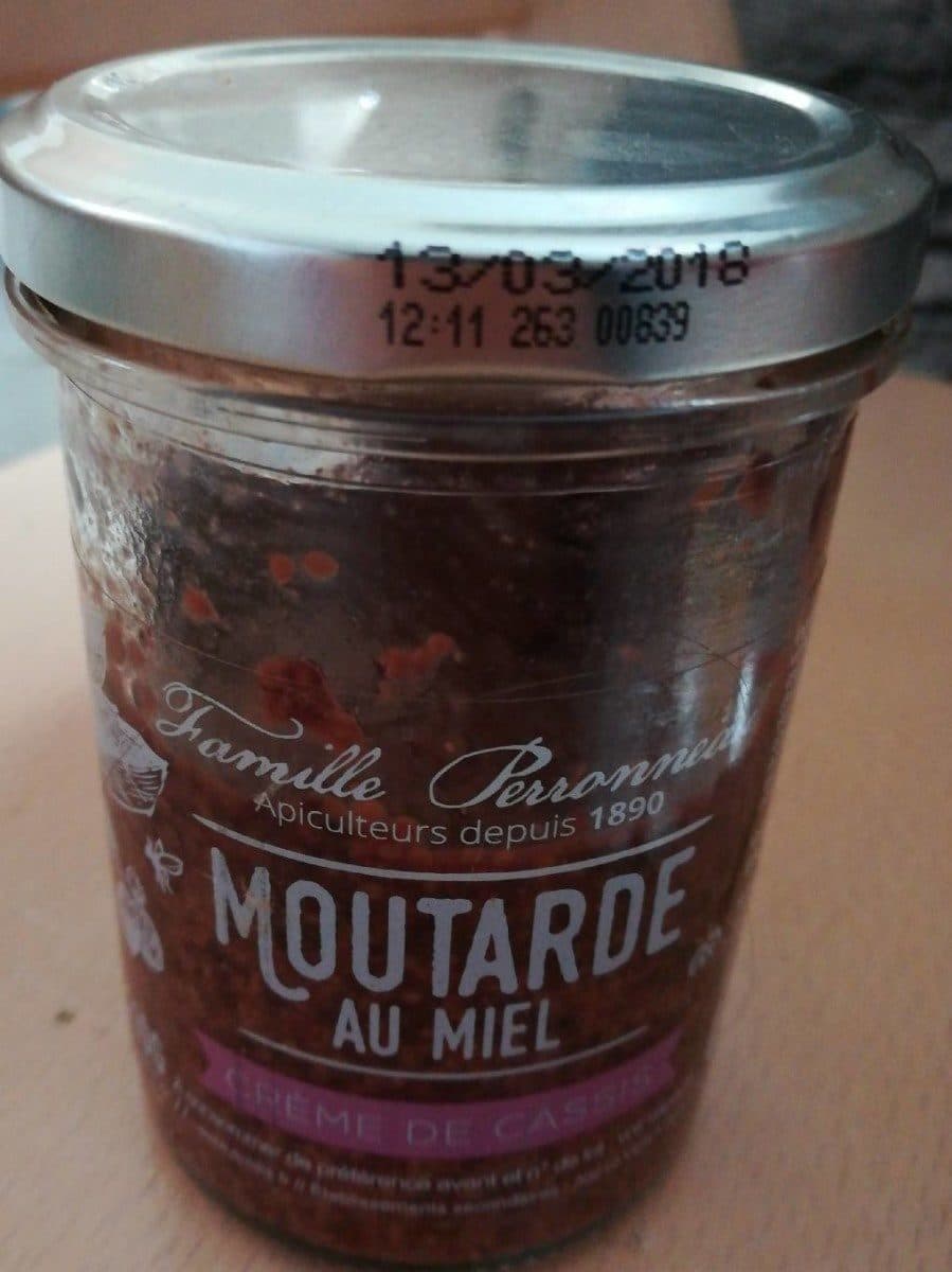 Open Food Facts Moutarde au miel crème de cassis packshot