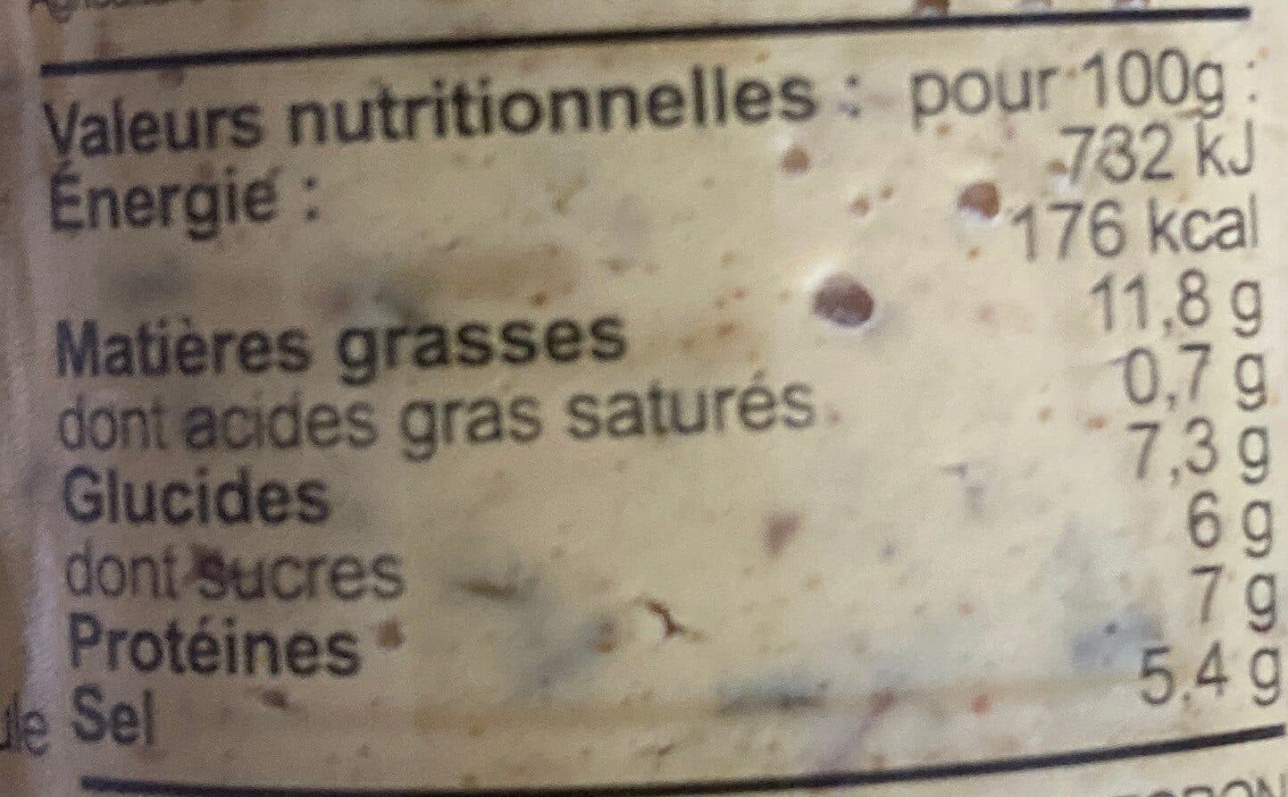 Open Food Facts Moutarde Miel Herbes De Provence packshot