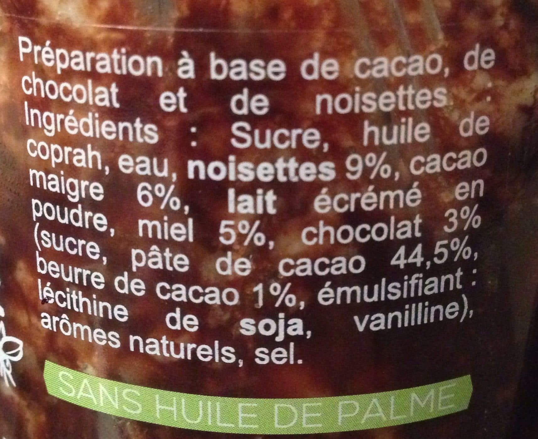 Famille Perronneau Pate a tartiner chocolat noisette packshot