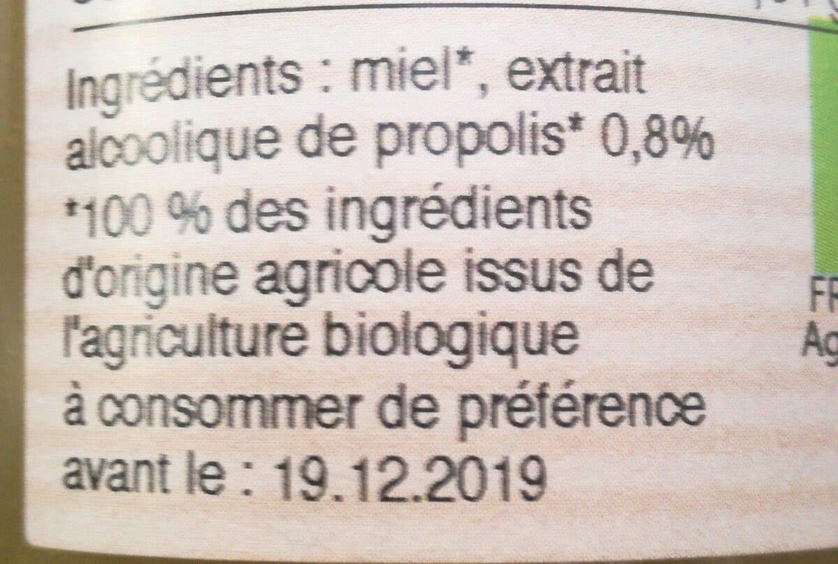Apidis Préparation de miel et de propolis packshot