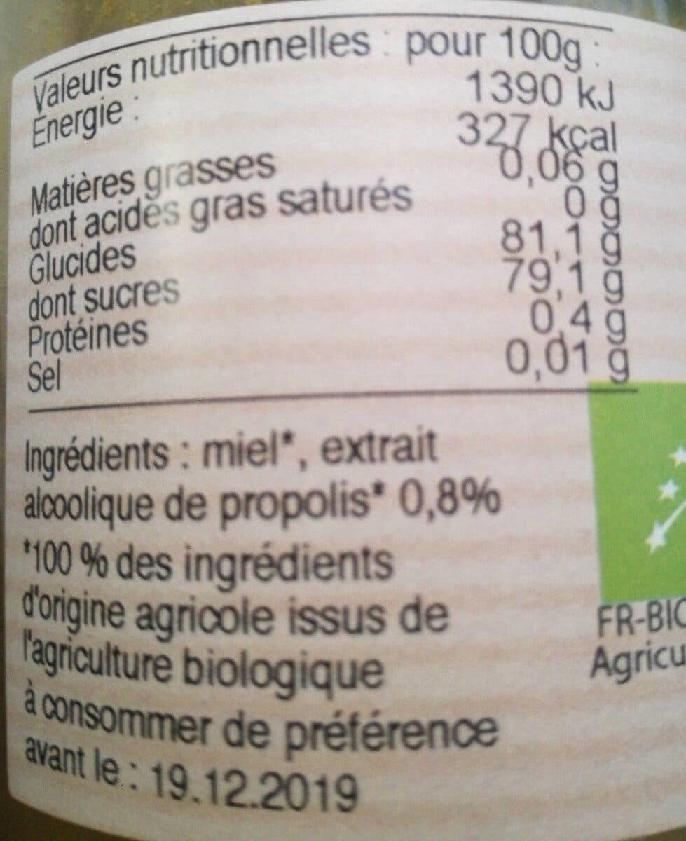 Apidis Préparation de miel et de propolis packshot