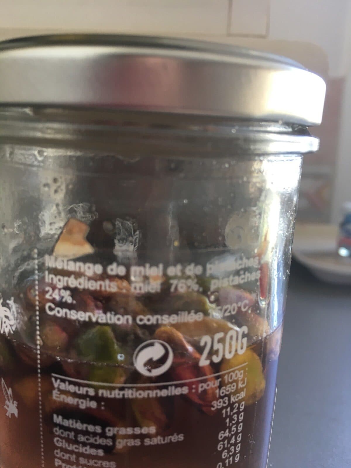 Famille Perronneau Pistaches au miel packshot
