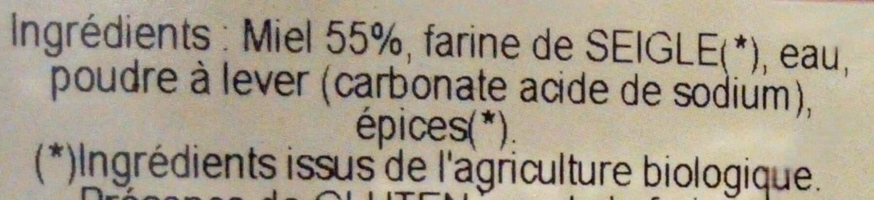 Apidis Pain d'épice Pur miel packshot