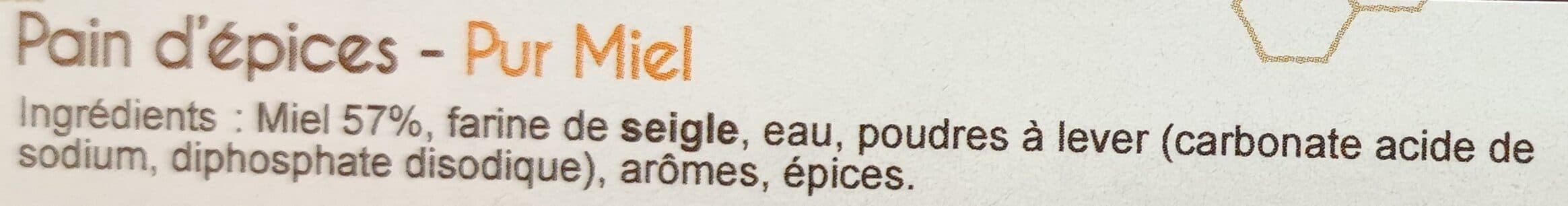 Apidis Pain d'épices au miel packshot