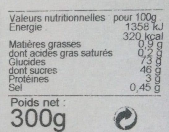 Les ruchers de bourgogne Pain d’epice au miel et myrtille packshot