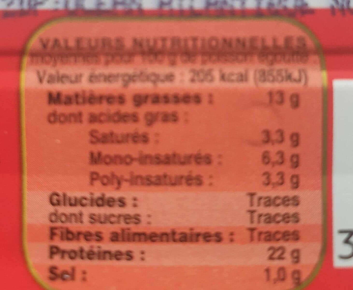 Connetable Filets de sardines label rouge packshot