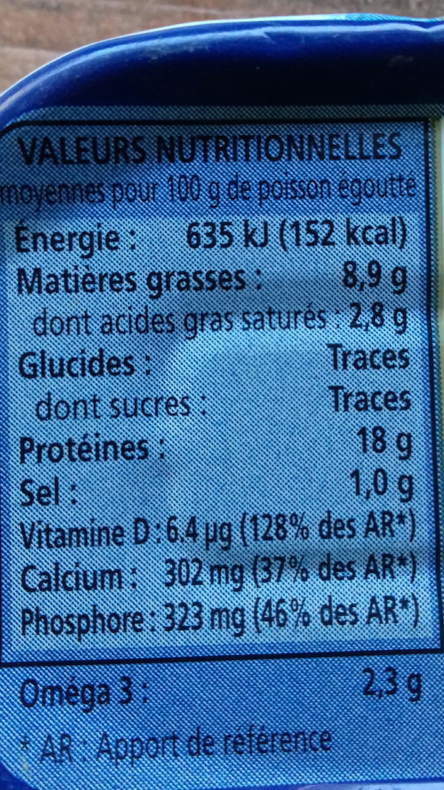 Connetable Sardine Nature packshot