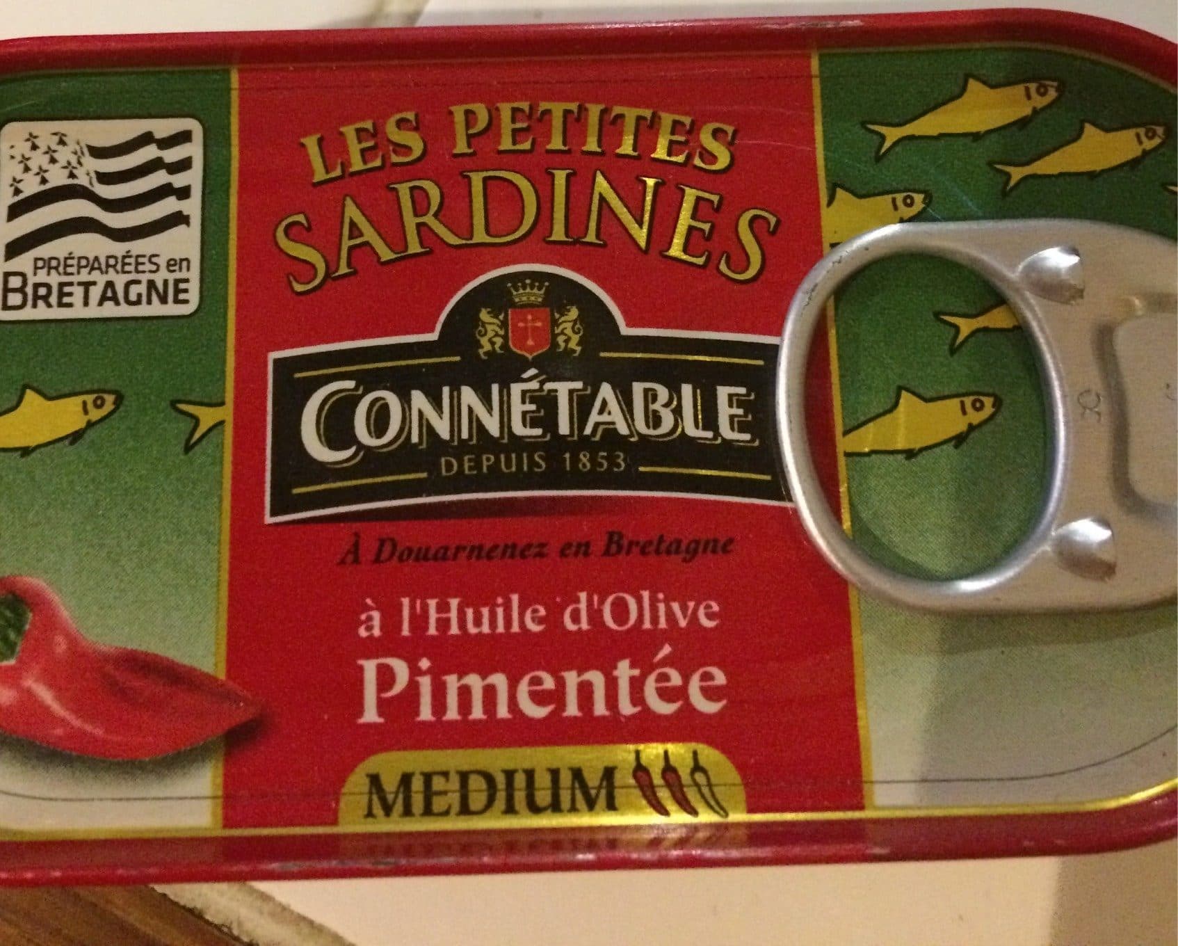 Connetable Les petites sardines à l'huile pimentée packshot