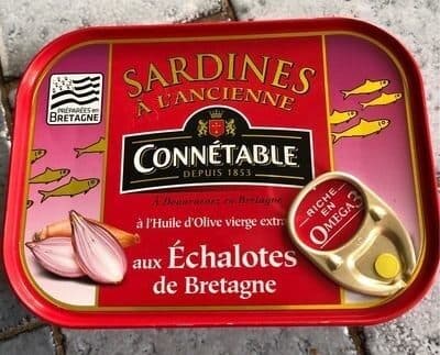 Connétable Sardines à l'ancienne aux échalotes de Bretagne packshot