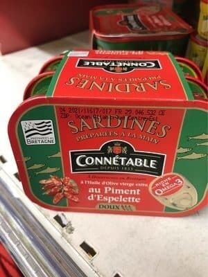 Connétable Sardines au piment d'Espelette Connétable packshot