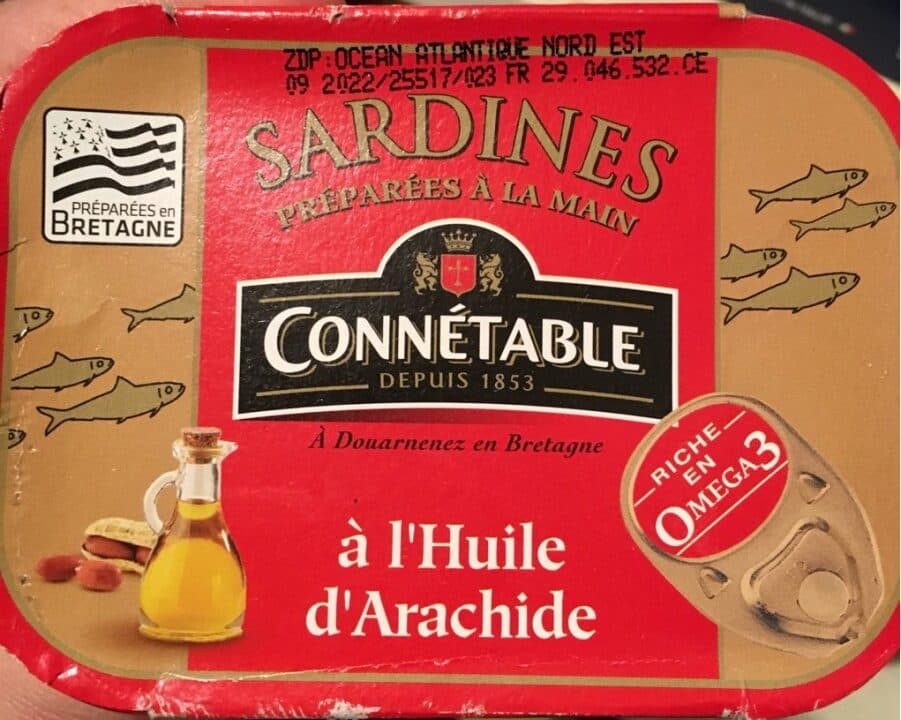 Connétable Sardines à l'huile d'arachide packshot