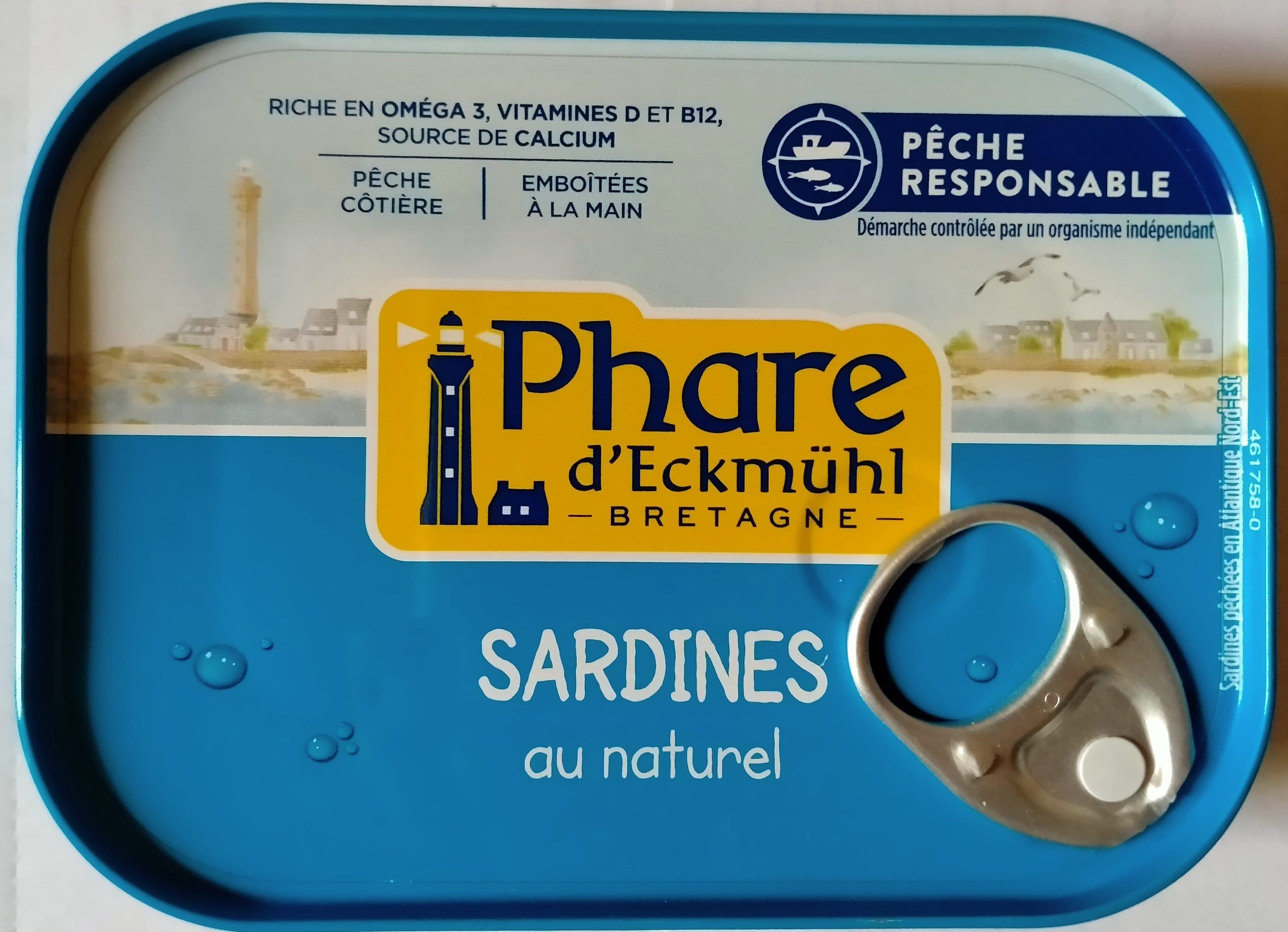 iPhare d'Eckmühl Sardines au naturel packshot