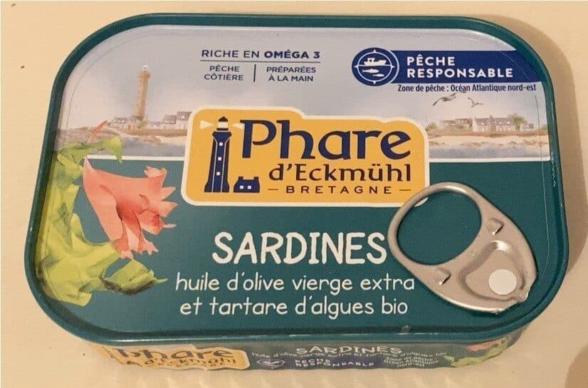 Phare d'Eckmuhl Sardines de Bretagne packshot