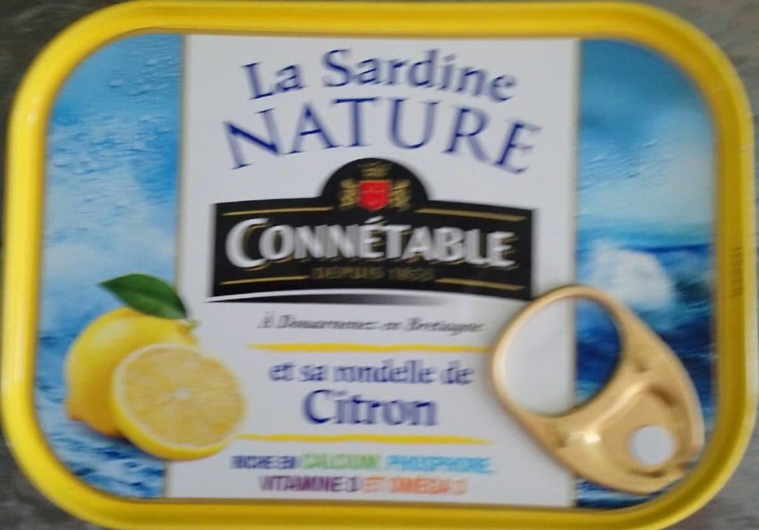 Connétable Sardine Nature packshot