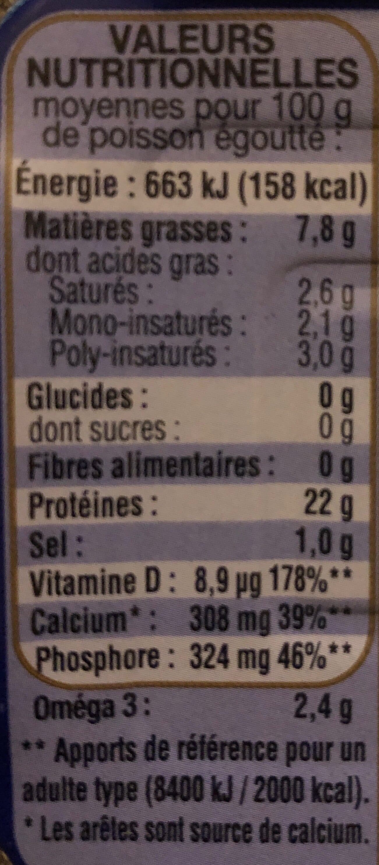 Connétable Plain Sardines packshot