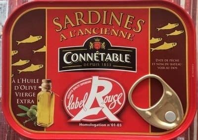 Connétable Sardines à l'Ancienne Label rouge packshot